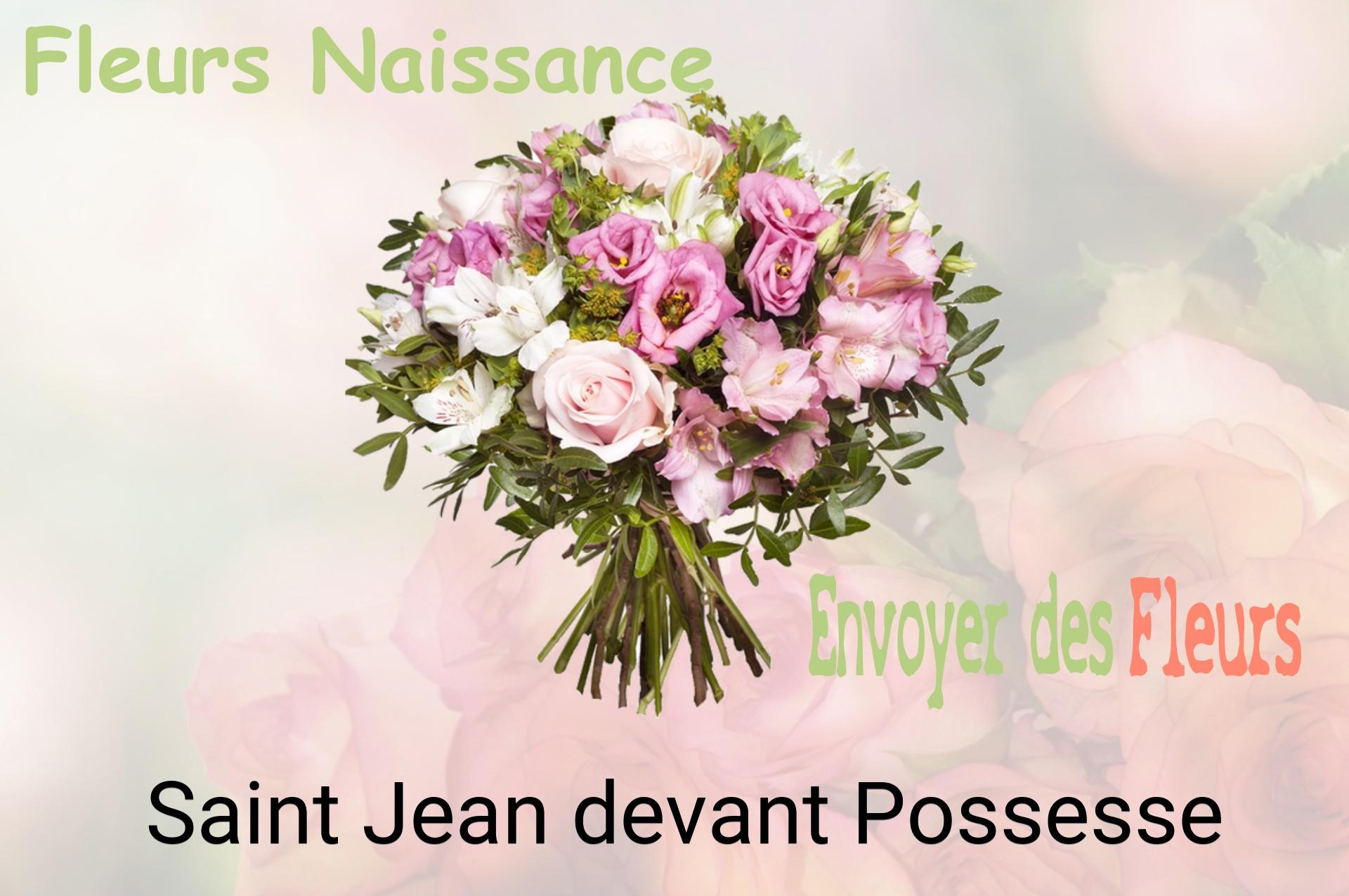 Bouquet de fleurs de naissance livré à Saint-Jean-devant-Possesse